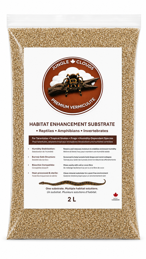 Jungle Clouds vermiculite habitat enhancement substrate humidity control