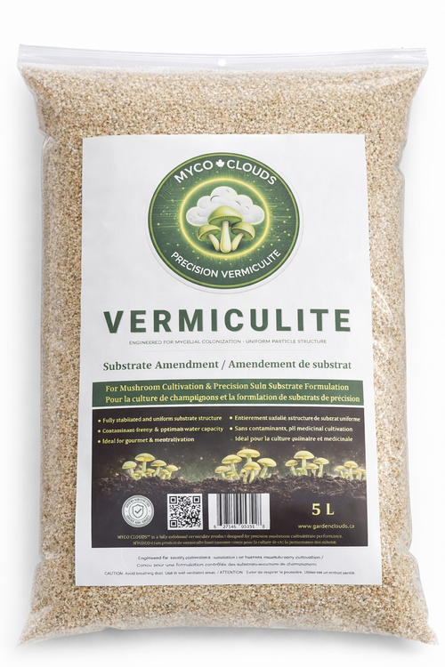 Myco Clouds vermiculite substrate for mushroom cultivation